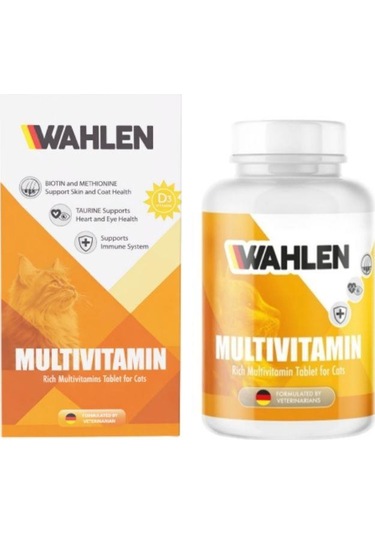 Wahlen Kediler İçin Gelişimi Destekleyen Multivitamin Takviye 150 Tablet