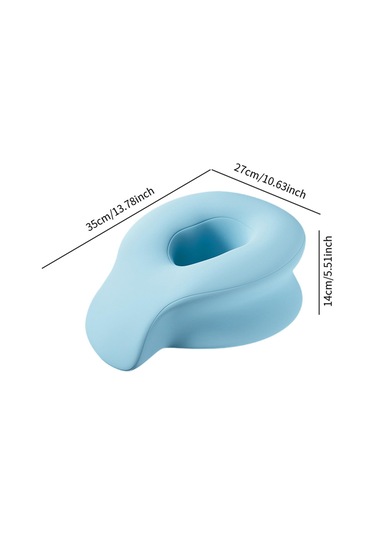 Suntek Yüz Yüze Eğilimli Yastık Ergonomik Masaj Mavi Mavi