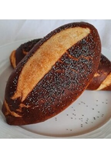 Seymen Laugensandwıch Mohnbrötchen Haşhaşlı Sandviç Ekmeği 6 Adet