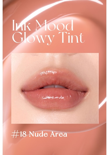 Perıpera Ink Mood Glowy Tint 18 Nude Area Honey K-ookie Nude Area