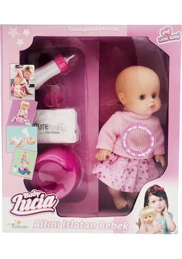 Limon Oyuncak Altını Islatan Sesli Lucia Bebek Lmn191