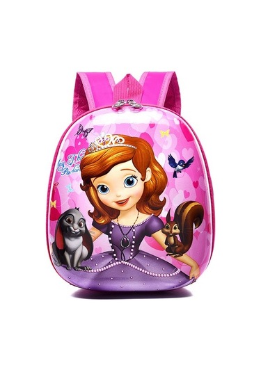 Sevimli Çizgi Çocuk Okul Çantası 8sucsg Çok Renkli