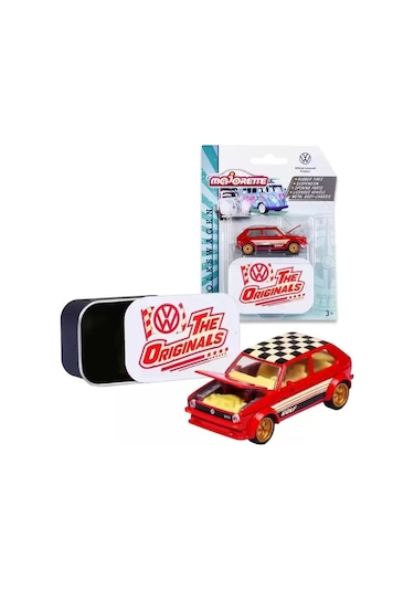 Majorette Volkswagen Deluxe Cars - Golf Mk 1 Red