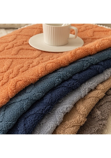 Tcherchi Peluş Kanepe Minimalist Oturma Odası Kaymaz Koltuk Örtüsü 90 X 180