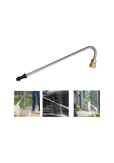 Springsun Karcher K2-k7 İçin 4000psı Çelik Uzatma Kolu, 30 Derece Açılımlı Yüksek Basınç Yıkama Makinesi Aksesuarı