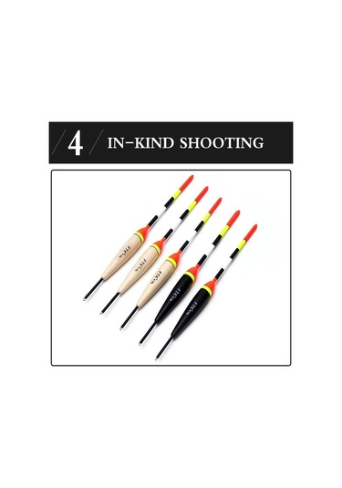 Ftk Barguzinsky Köknar Sarı Siyah 10 Adet/grup Balıkçılık Şamandıra Uzunluğu 15.5-17 Cm Şamandıra Ağırlığı 2g-6g Float 2g Length 19cm