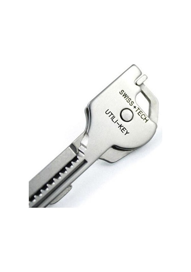 Lala 6 İn1 Utili-key Anahtarlık Anahtarlık Çok Fonksiyonlu Alet Tornavida Açacağı Gümüş