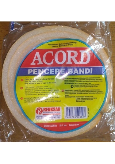 5 Adet Kapı Süngeri, Bandı, Fitili - Soğuk, Toz Ve Gürültüyü Engeller