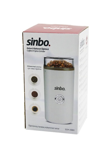 Kahve - Baharat Öğütücü Makine 2 Bıçaklı Çelik Öğütme Haznesi 7 Çok Renkli