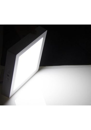 Maxled Mx-1066 12w Sıva Üstü Kare Led Panel Siyah Kasa 6500k Beyaz Işık Siyah