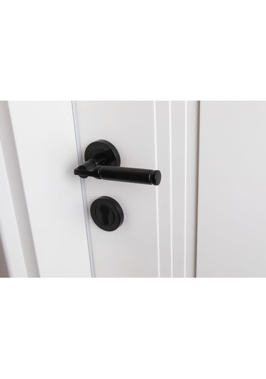 Siyah Parçalı Yale Kapı Kolu Ön - Arka Takım