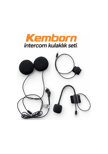 Kemborn İnterk Motosiklet Kask Kulaklık İntercom 2 Kişilik 1 Adet