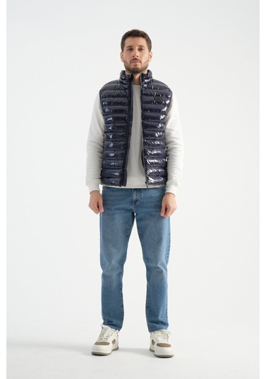 Shooter Sportswear Erkek Parlak Yelek Luxe Bej Lacivert