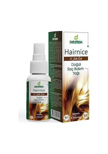 Destek Hairnice Bitkisel Saç Bakım Yağı 150 ML