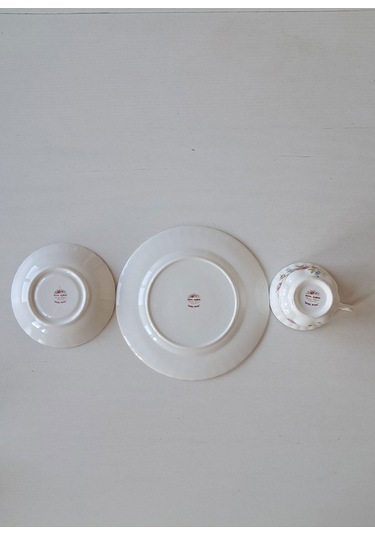 Moss Rose Bone China Trio Çay Fincanı 3 Parça 200 Ml