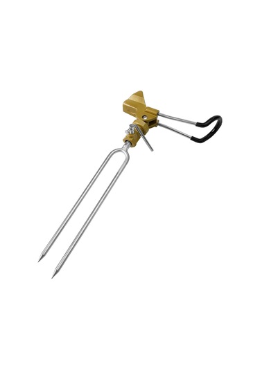 Shineyee Hafif Dayanıklı Alüminyum Çelik Olta Tutucu, Çift Oluklu Tasarım, Açısını Ayarlayabilir, Nehir Göl Deniz Uygun, B Modeli