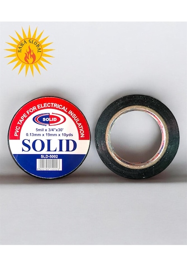 Elektrik Izole Bant Pvc Siyah Renk Elektrikçi Kablo Bandı 10 Adet