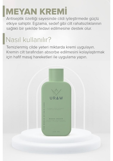 Uraw Meyan Cilt Problemleri Karşıtı Onarıcı ve Nemlendirici Krem 100 ML