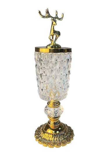 Suntek Çay Şekeri Dekoru Için Kapaklı Zarif Cam Saklama Kabı