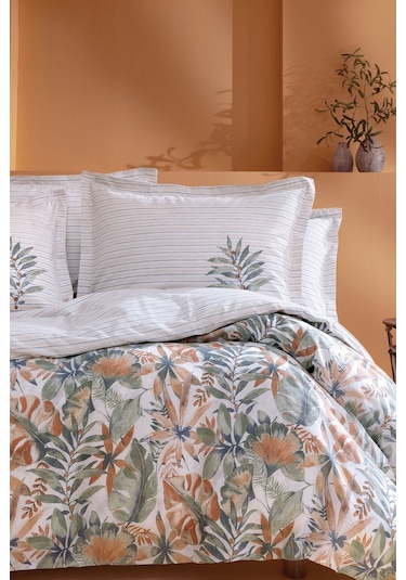 Yataş Amy Tek Kişilik Ranforce Nevresim Takımı - Turuncu