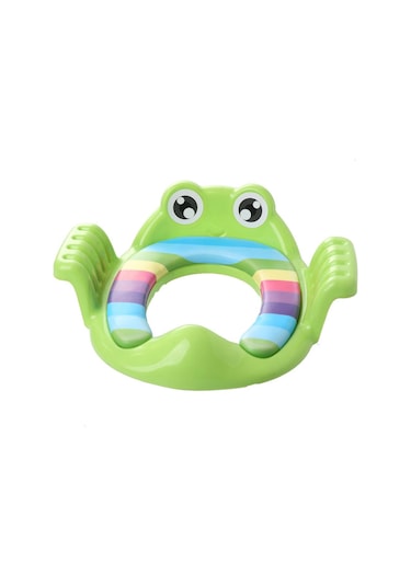 Softy Frog/kurbağa - Bebek / Çocuk Klozet Kapağı Adaptörü - Yeşil