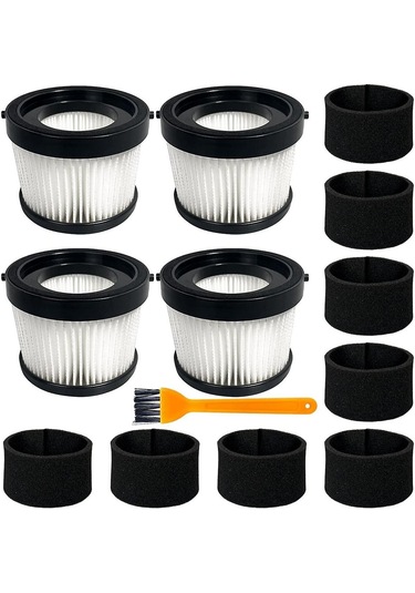 Dcv501hb Kablosuz El Süpürgesi İçin 4'lü Paket Dcv5011h Hepa Filtre, 8 Köpük Kovan Filtresi Ve 1 Br