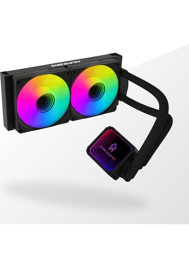 Game Master 2 Fanlı Argb 240mm Watercooler Siyah Sıvı Soğutma