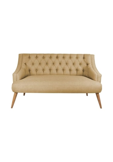Lamont Loveseat İkili Kanape Sütlü Kahve