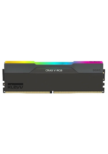Klevv KD5AGUA80-64A320G Cras V RGB 32 GB (2x16GB) 6400MHz CL32 INTEL XMP 3.0 – AMD EXPO DDR5 Heatsink Obsidian Black Ram