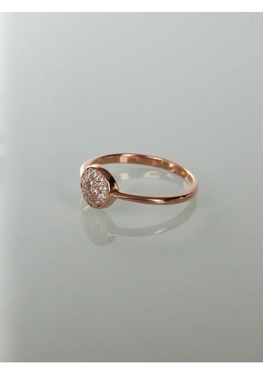 Alda Gümüş, Yaldızlı Ve Zirkon Taşlı Yüzük 103539164 Altın