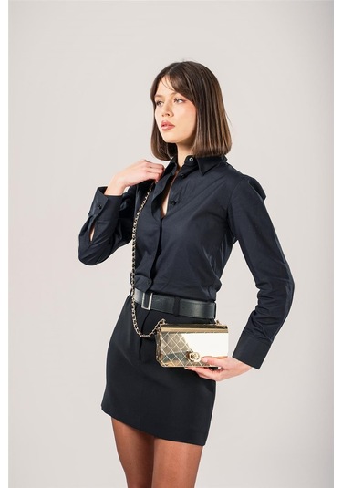 Ççs Kadın 17773 Omuz Askılı El Çantası Altın