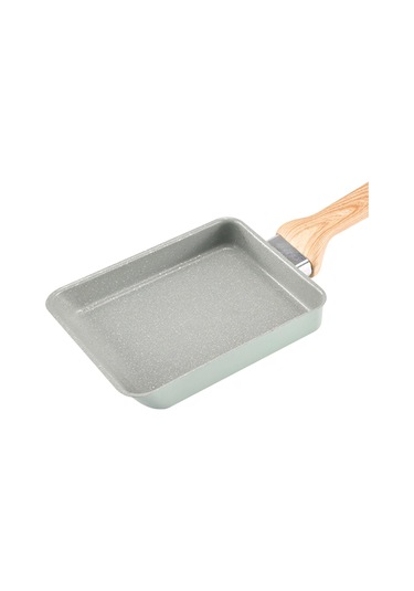 Homyl Japon Omlet Tavası Yapışmaz Tüm Soba Üstleri Yeşil