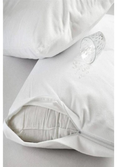 Divanev Yastık Kılıflı Micro Alezi 90x190 Cm Tek Kişilik Alez Ve Alez Yastık Kılıfı Beyaz