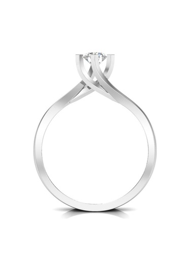 0,30 Karat F Renk Uluslararası Sertifikalı Pırlanta Tektaş Yüzük (464657500)