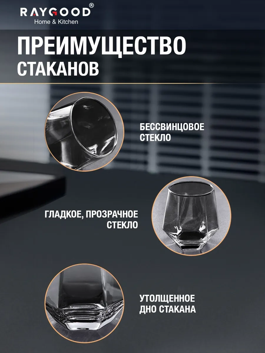 Raygood 6 Parçalık Cam Bardak Seti 300 Ml. 246384602 Dumlanmış