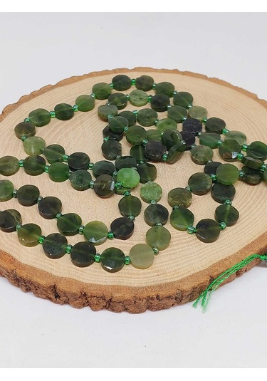 Yeşim Taşı 4x9.5mm Yarım Dizi 49908 18cm Uzunluğundadır Çok Renkli