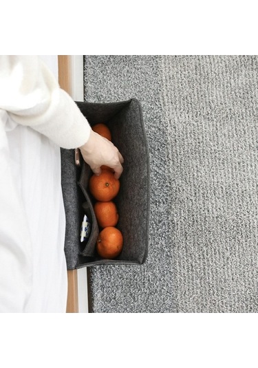 Ulzyvf Yatak Başı Düzenleyici - Çok Amaçlı Felt Cep Organizatör 32x20cm Diğer