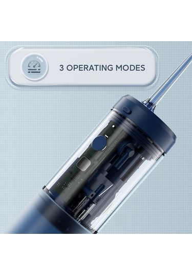 Vkemall Taşınabilir Yeşil Elektrikli Diş İpi Makinesi - 3 Modlu Ipx7 Su Geçirmez