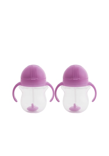 Munchkin Tıklama Kilitli Uçlu Alıştırma Bardağı 6ay+, 207ml, Mor