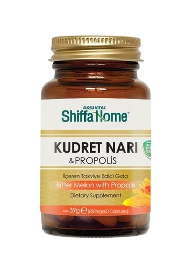 Aksu Vital Shiffa Home Kudret Narı Propolisli  650 MG 60 Kapsül
