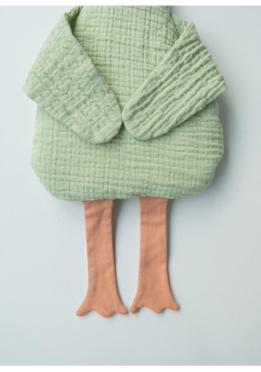 Organik Küçük Ördek Uyku Arkadaşı Yeşil Yeşil