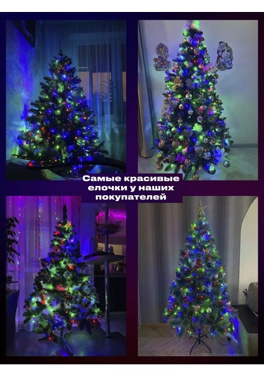 Twinklegarlooo 20 Metre Renkli Noel Ağacı Işıklı Süsü 131767457 Sesli Kontrol