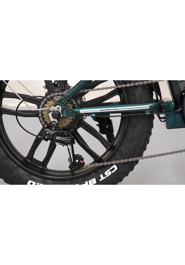 Zuma - 20 - Katlanır - 7 Vites - M.disc - Elektrikli - Yeşil - Gri Yeşil