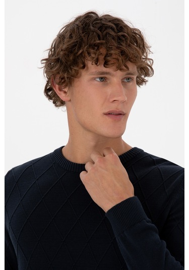 U.s. Polo Assn. Erkek Açık Lacivert Kazak /triko 50315748-vr059 Acık Lacıvert