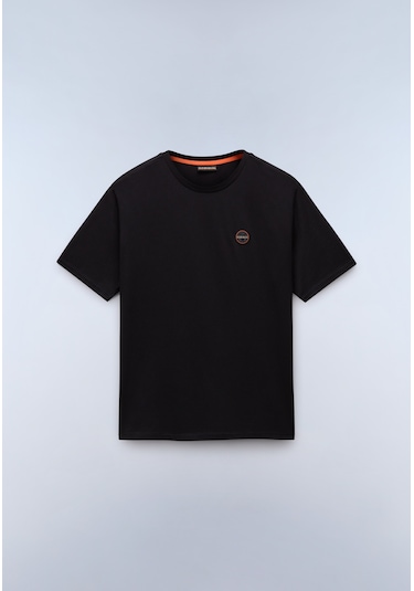 Napapijri S-badge Ss 1 Erkek T-shirt-31959 Siyah