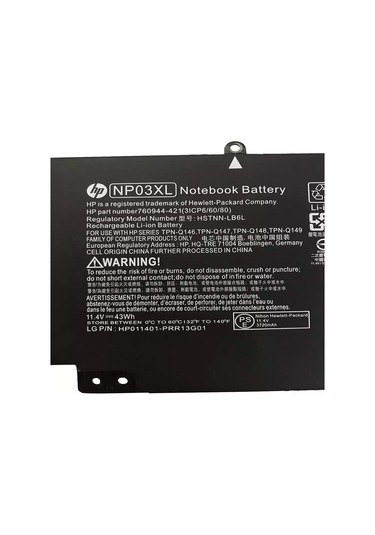 Hp 760944-421, 761230-005 Notebook/laptop Batarya-pil