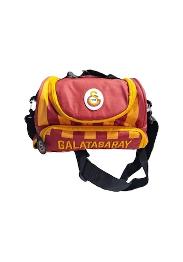 Me 25541 Galatasaray Sarı Kırmızı Çubuklu Beslenme Çantası Sarı - Kırmızı
