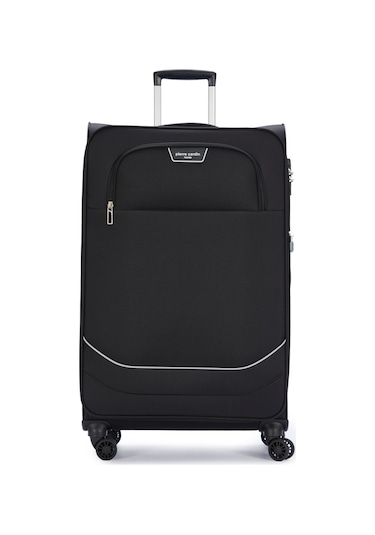 Pierre Cardin Ultra Light Kumaş Büyük Boy Valiz Siyah Pc7050 Siyah
