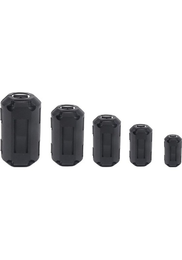 Dinosaurs Ferrit Çekirdek Kit Kablo Klipsi Üzerinde 25 Pcs Klipsi Araba Için Uygun Siyah Filtre