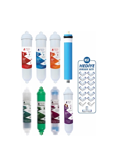 Piksel Aqua 12 Aşama Kapalı Kasa Su Arıtma Cihazı Filtresi